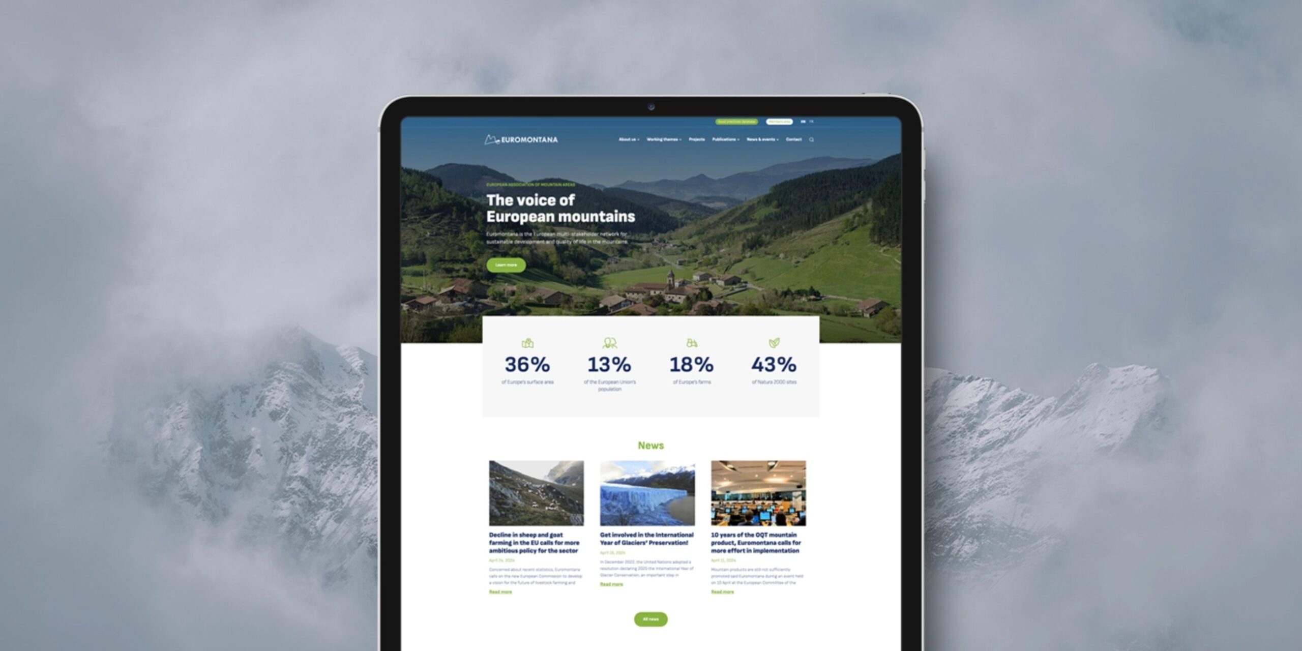 Euromontana,<br>la voix des montagnes d’Europe.